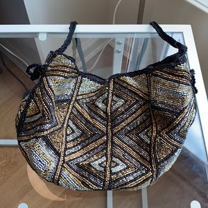 Beaded Crossbody Handbag
